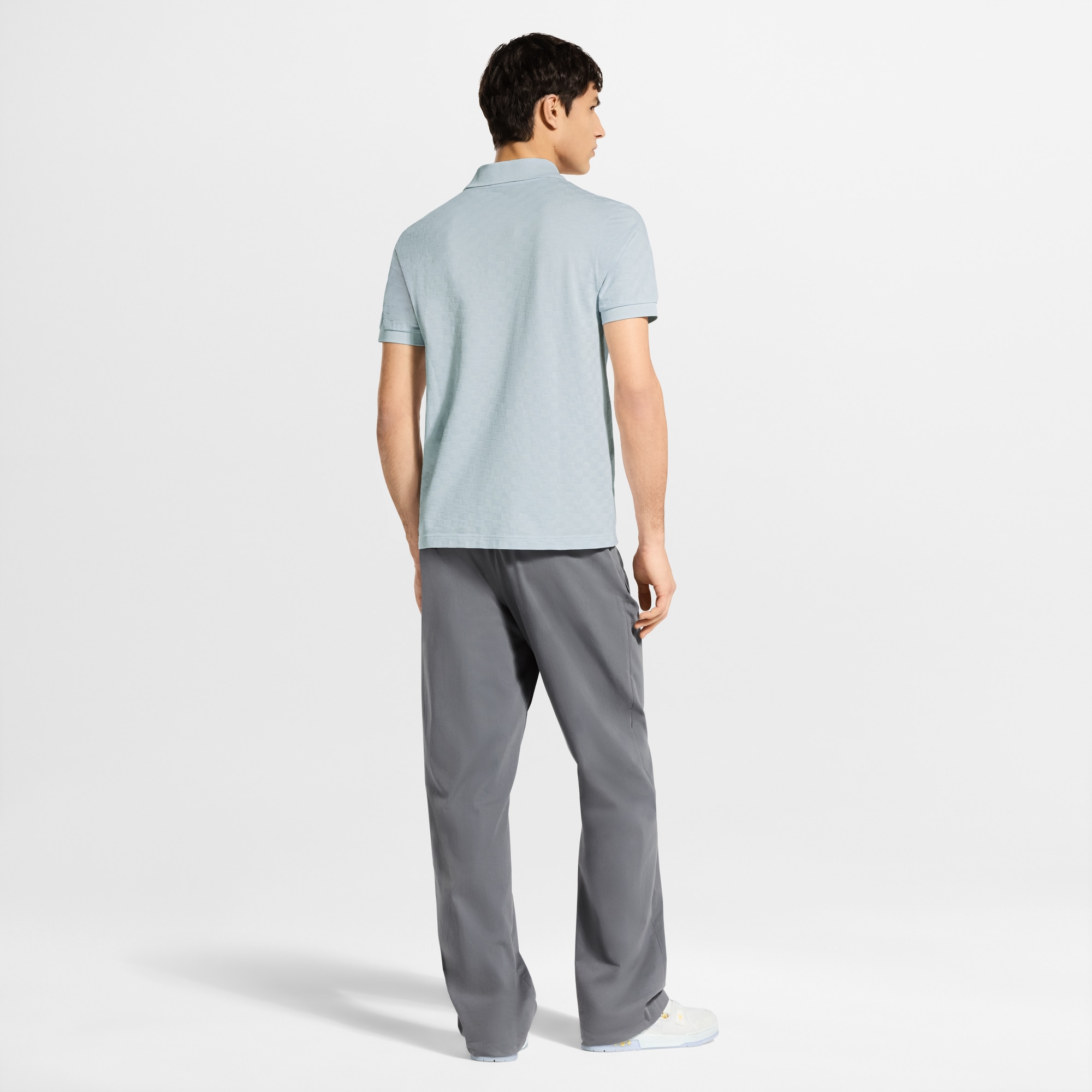 Damier Signature Polo Shirt - New - For Men | LOUIS VUITTON ®